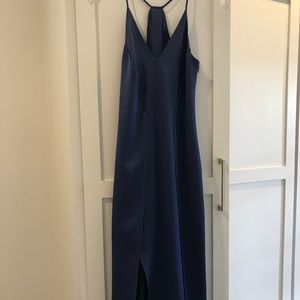 Halston Heritage navy gown